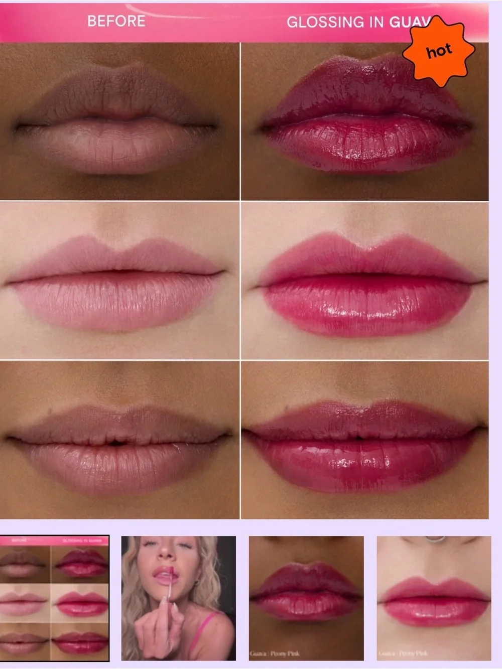 Kulfi Lassi Lips Staining Lip Oil — shade guava